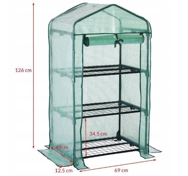 Садовая мини-теплица из фольги Gardebruk 69x49x125 см ПМ22020303 фото