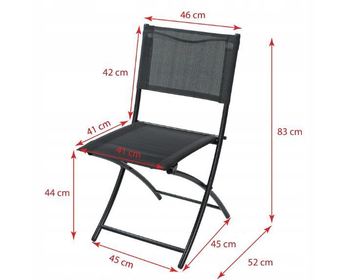 Комплект мебели для балкона GARDEN line из металла черный ПЛ2790 фото